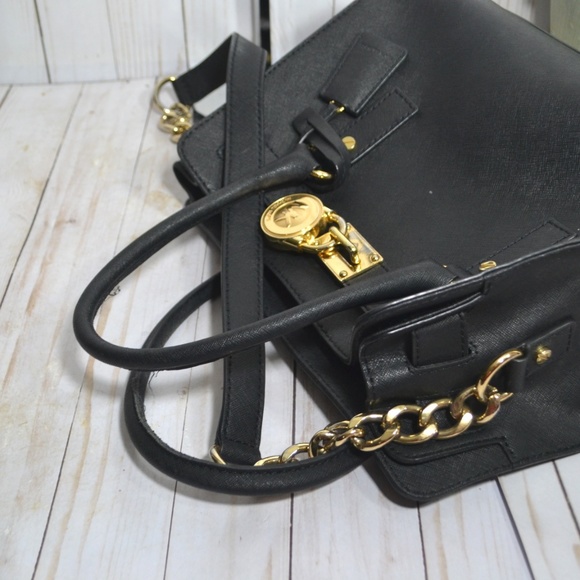 Michael Kors Hamilton Saffiano Medium Satchel Bag - Picture 4 of 6